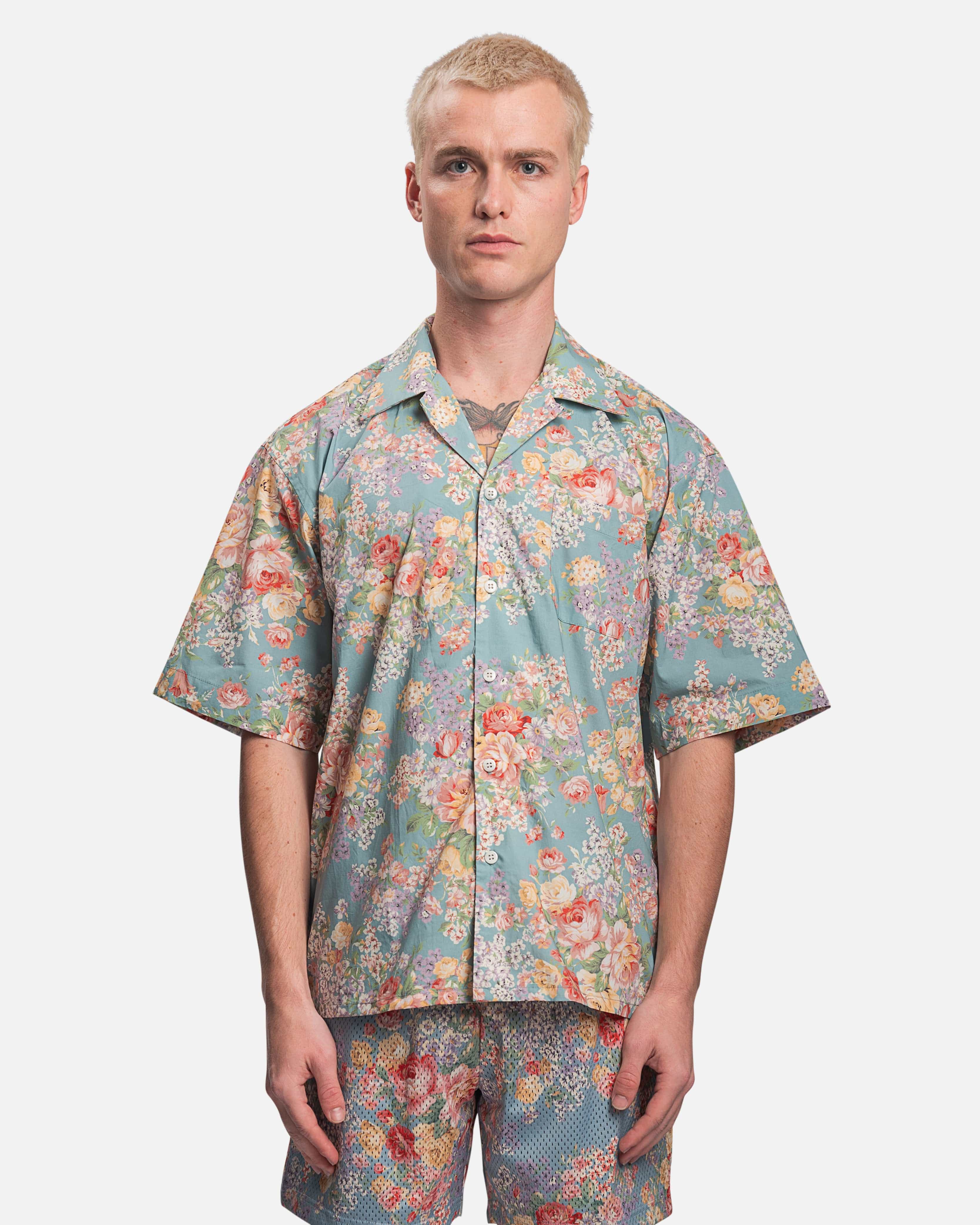 Camp Shirt in Blue Tuscan Floral