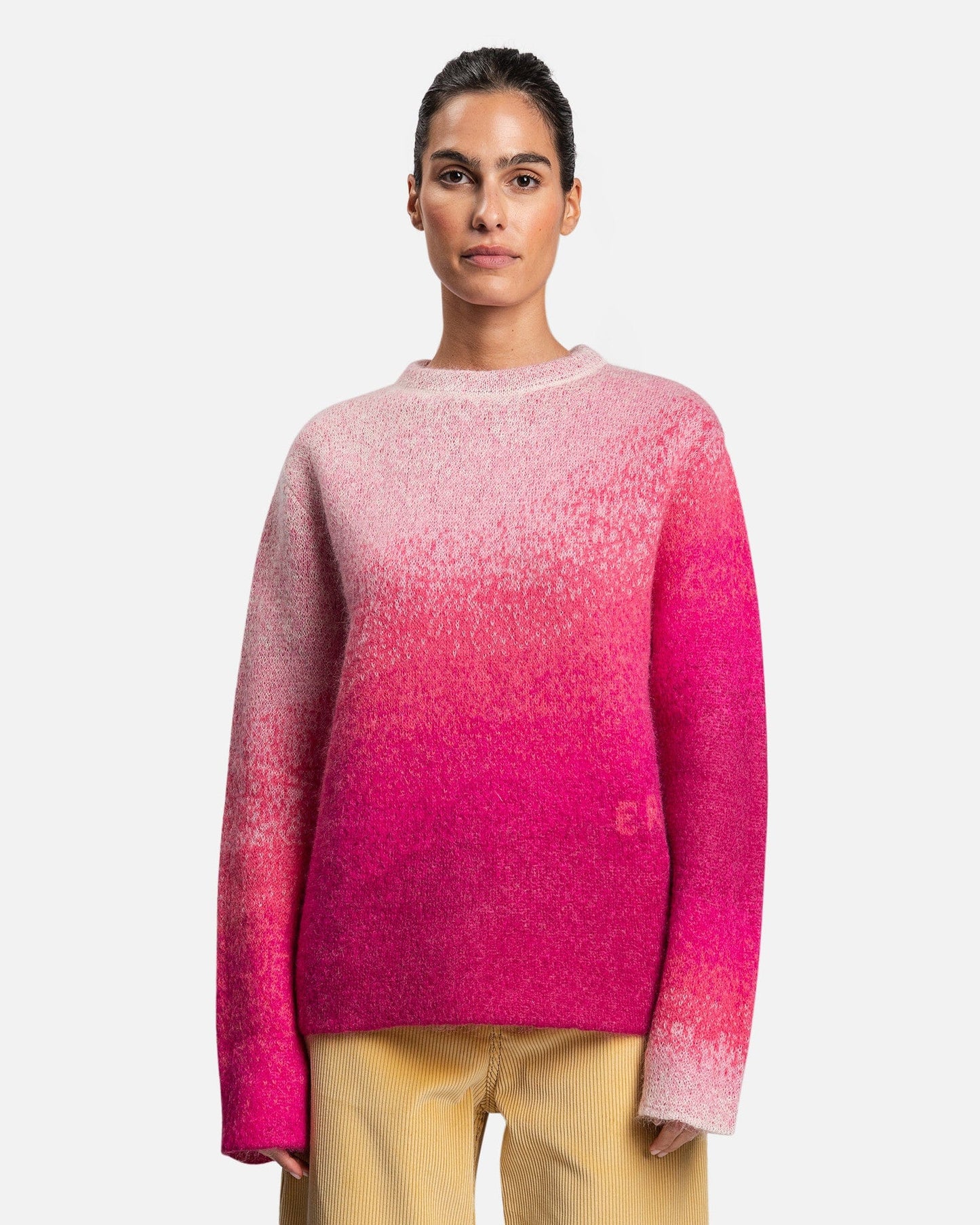 Women\'s Gradient Crew Neck Sweater in Pink – SVRN