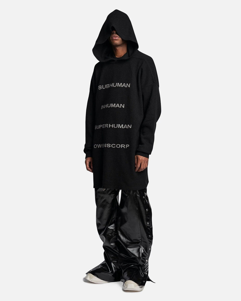 Subhuman Hooded Tommy in Black/Pearl